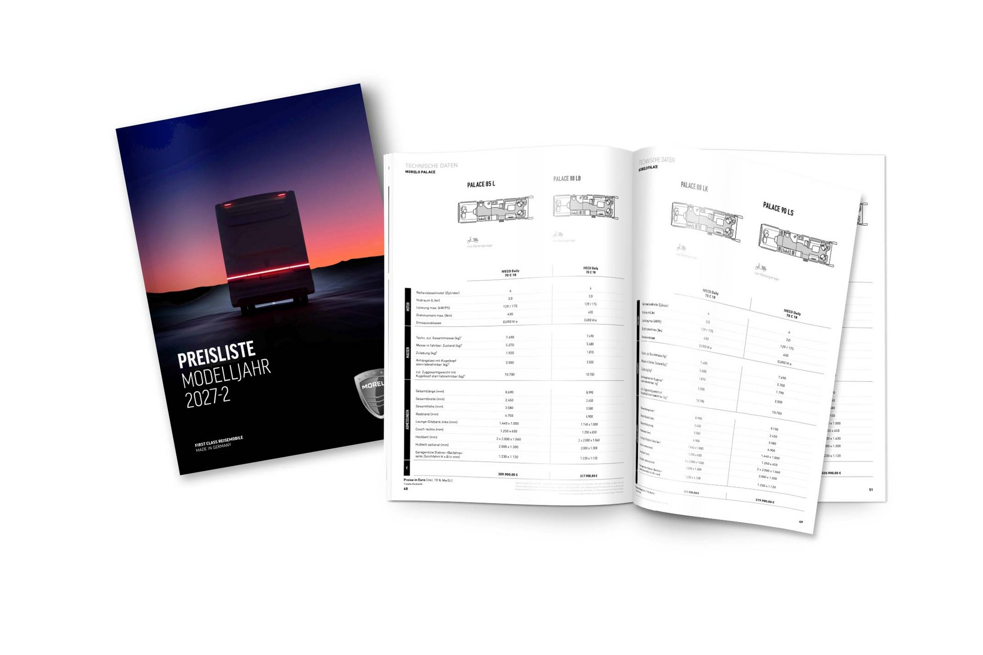 Morelo price list 2027 cover